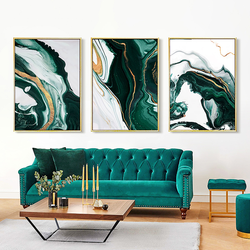 1pc frameless,Modern Marble Ab - Home Decor Luxury 评论和价格