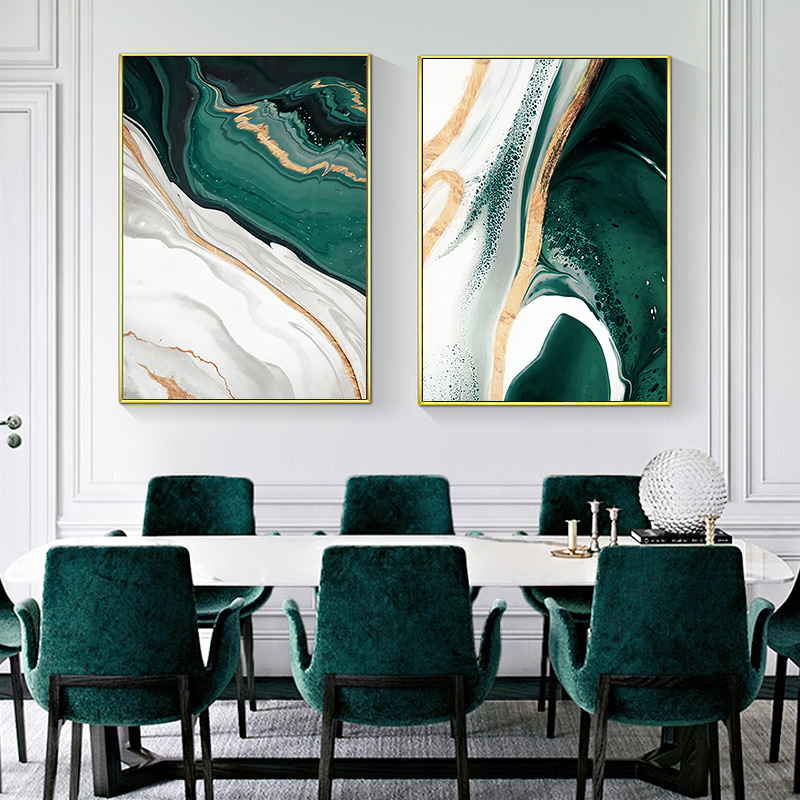 1pc frameless,Modern Marble Ab - Home Decor Luxury 评论和价格