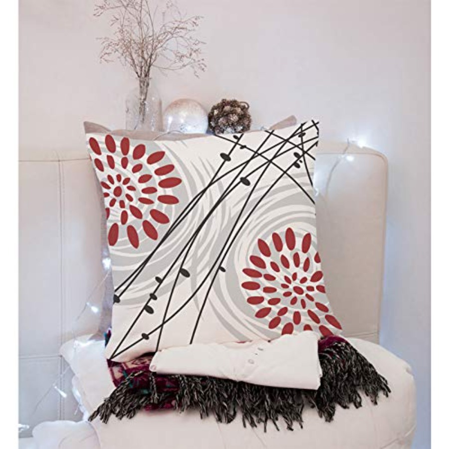 Throw Pillow Covers Black Bold - Decorative Throw Pillow 评论和价格