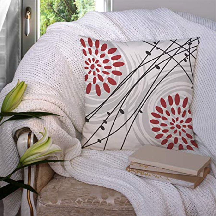 Throw Pillow Covers Black Bold - Decorative Throw Pillow 评论和价格