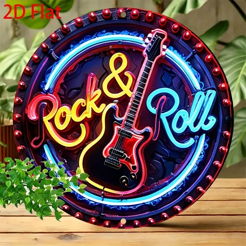 A Vintage Rock Neon Sign, 2Dfl - Home Decor Outside 评论和价格