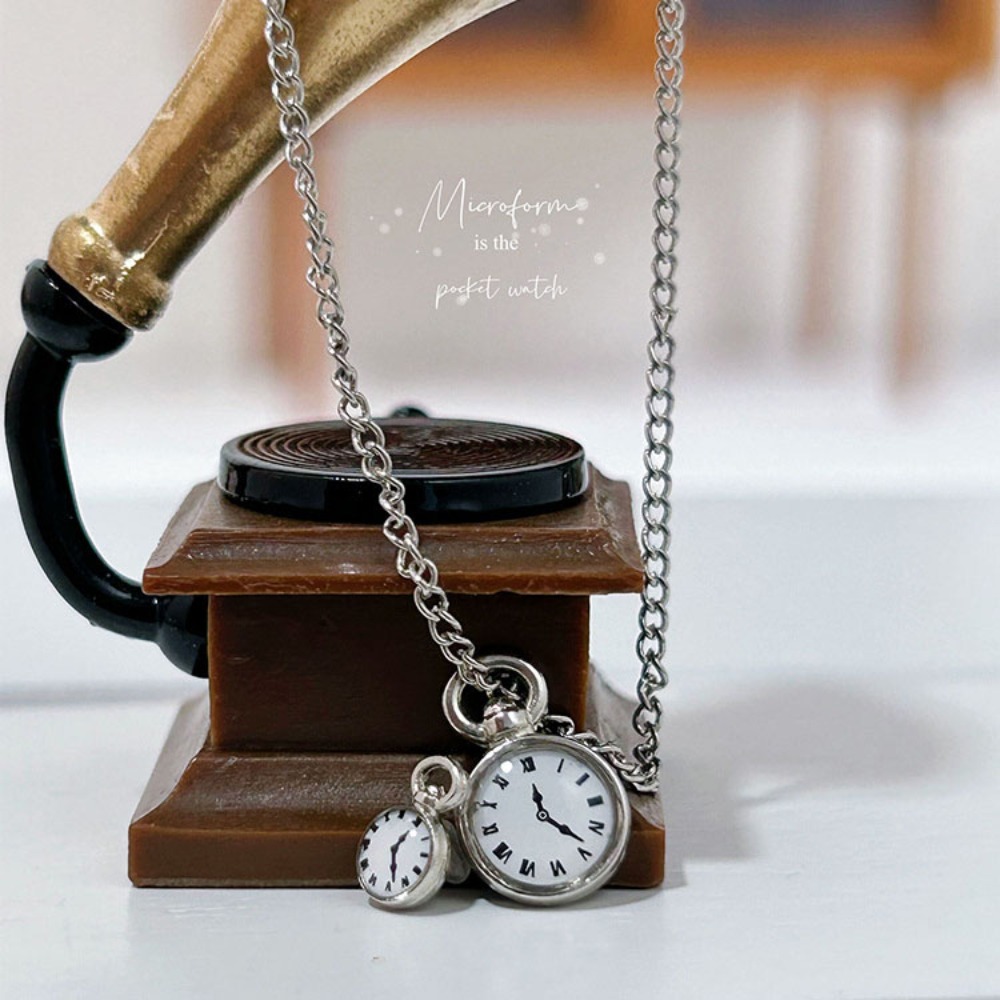 Necklace Watch Dollhouse Simul - Vintage Alarm Clock 评论和价格