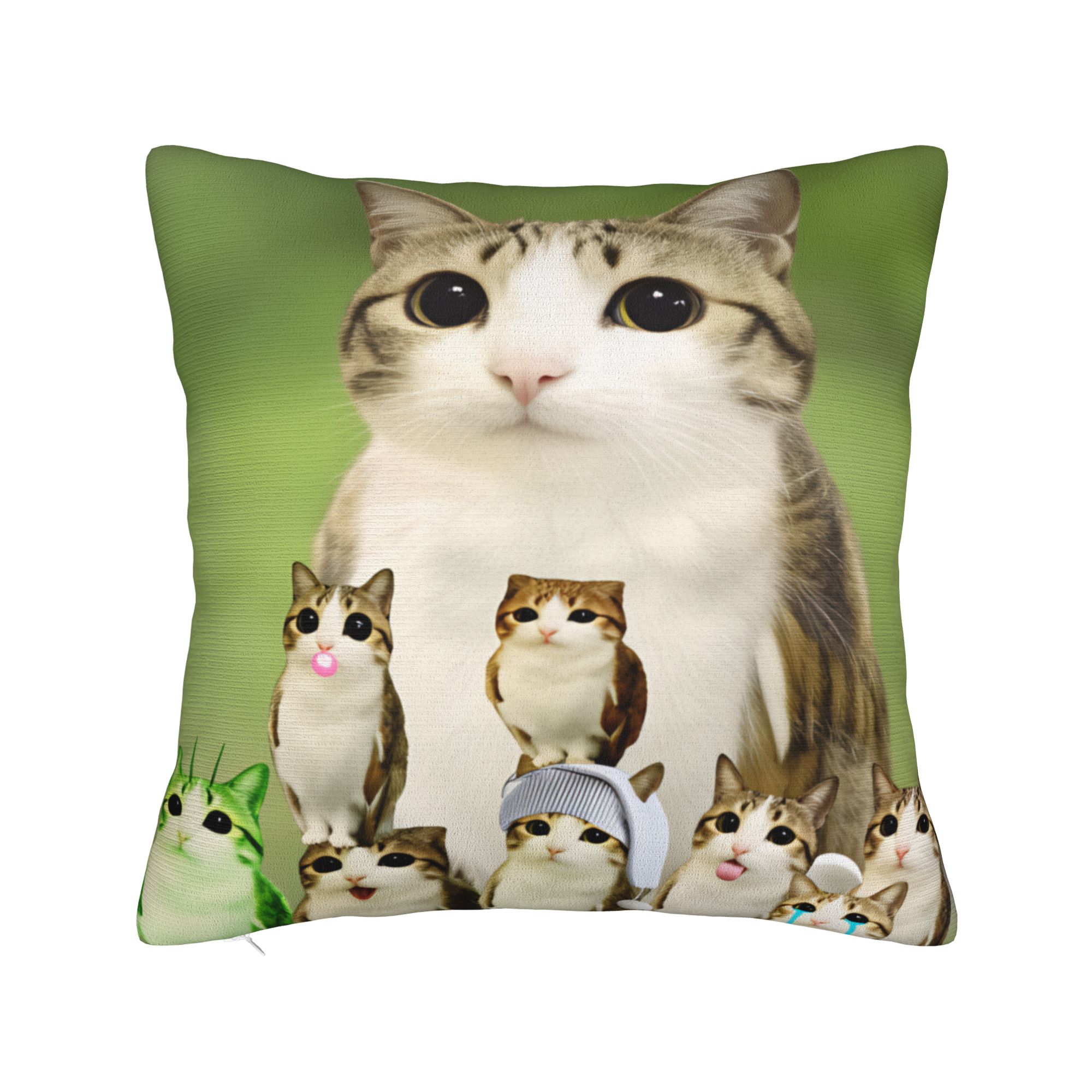 Pillow Cover Funny Meowl Cat F - Home Decor Png 评论和价格