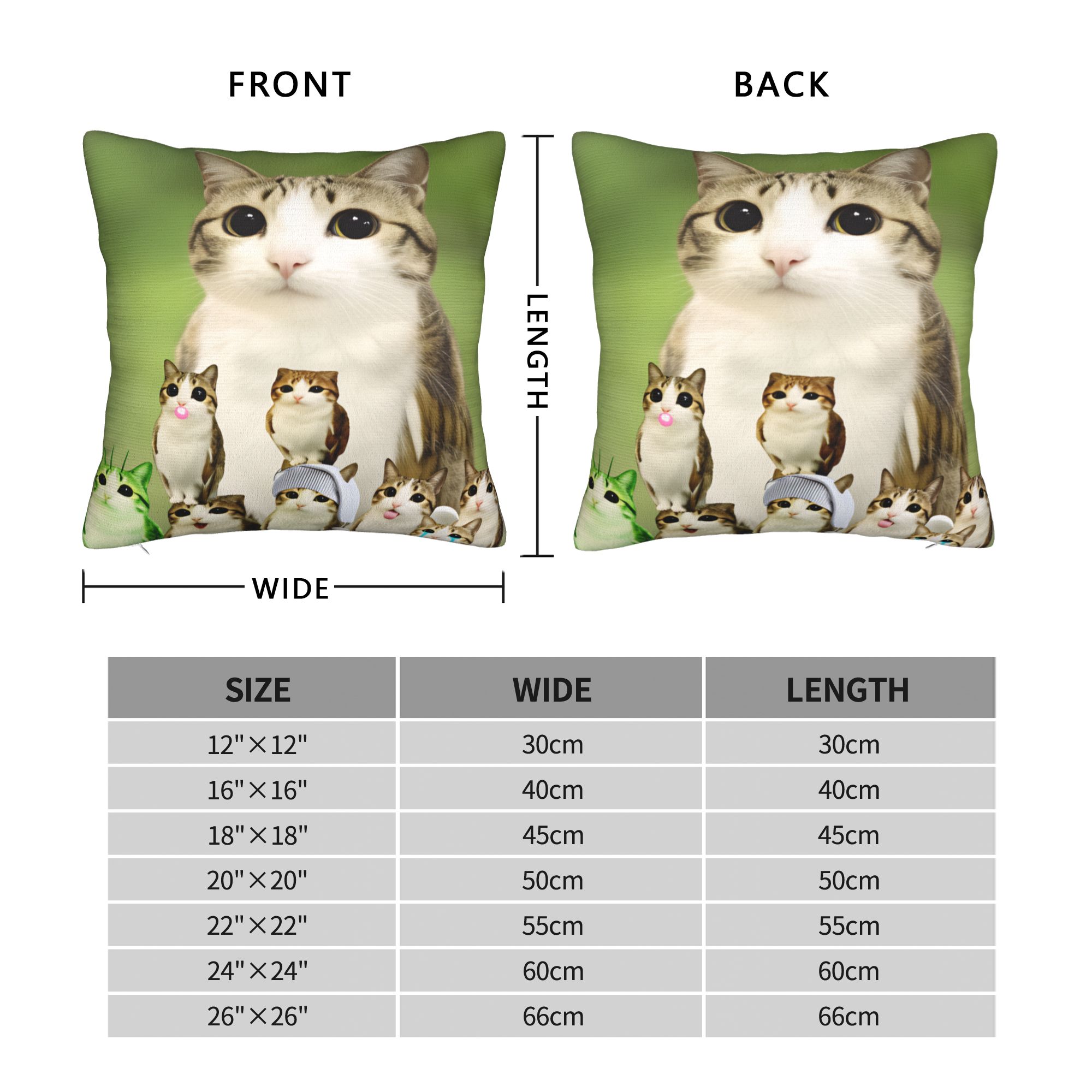 Pillow Cover Funny Meowl Cat F - Home Decor Png 评论和价格