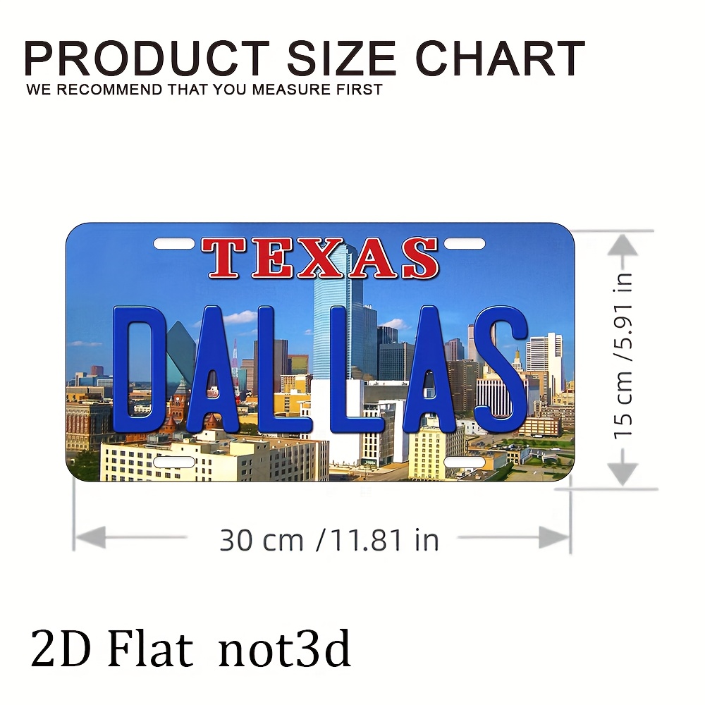 2D Flat, 1pc Vintage Texas Dal - Home Decor Dallas 评论和价格