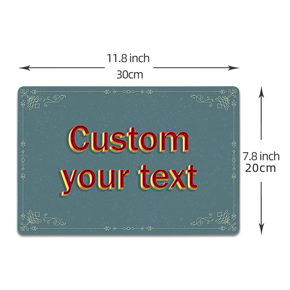 Personalized Faux 3D Text Meta - Home Decor Quotes 评论和价格